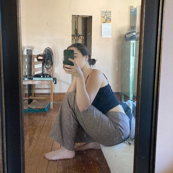 *Sold* Herringbone tweed slacks - Picture 5 of 6